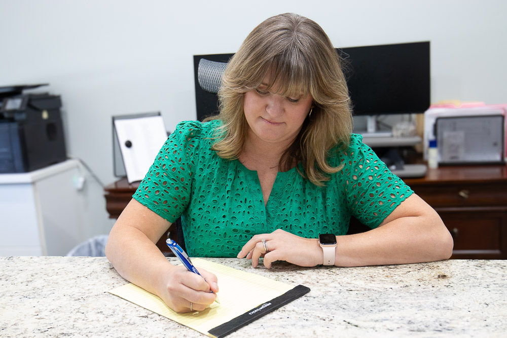 Nancy in office